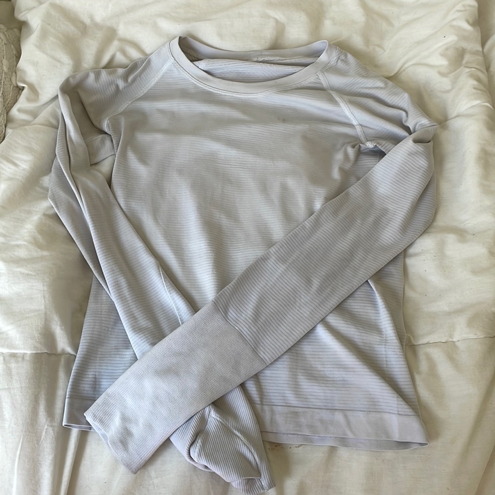 Lululemon Long Sleeve White Swiftly Tech🥥